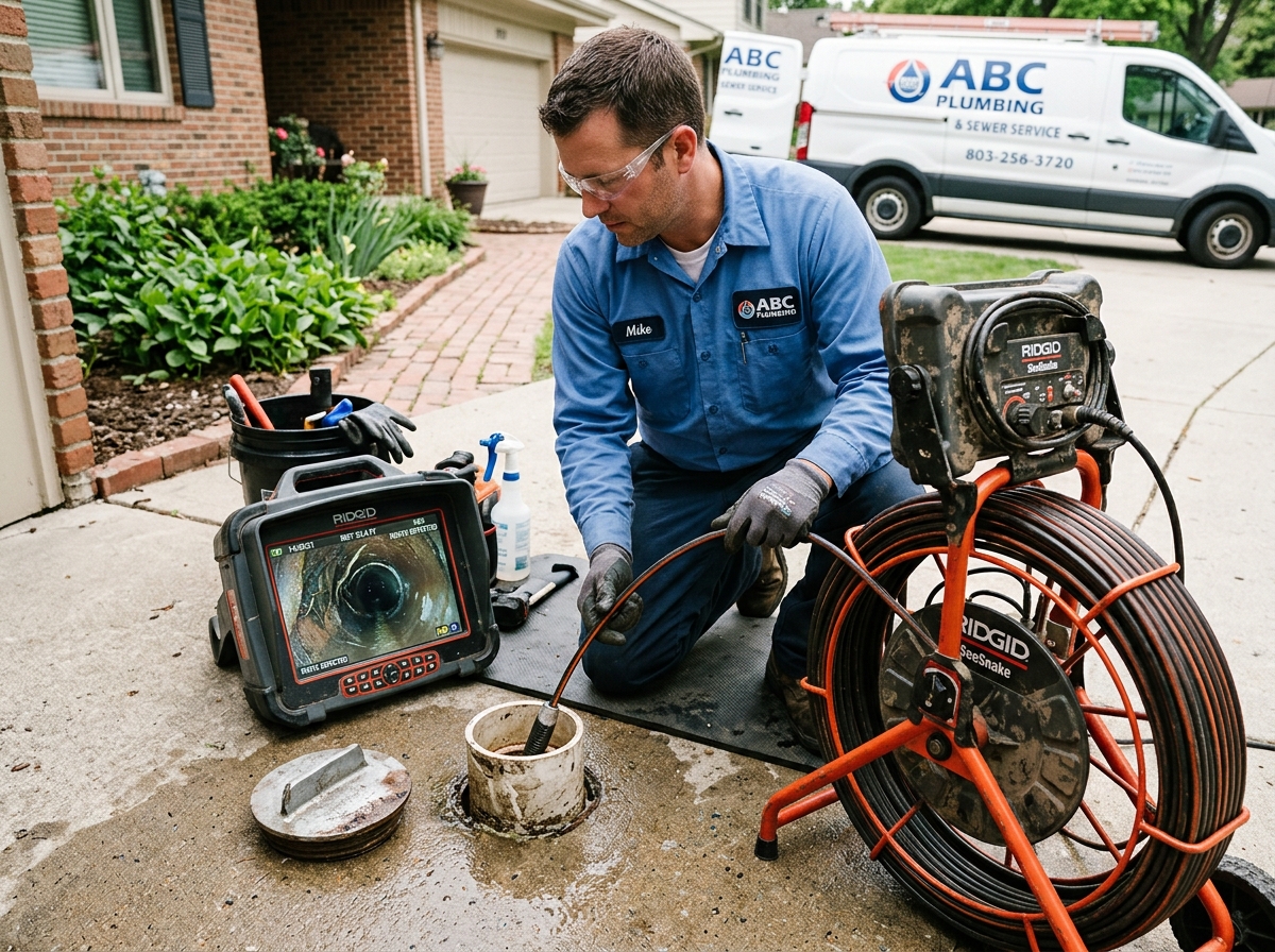 Marlin Plumbing sewer camera inspection equipment for St. George, Utah